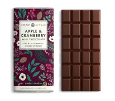 apple-cranberry chocolate